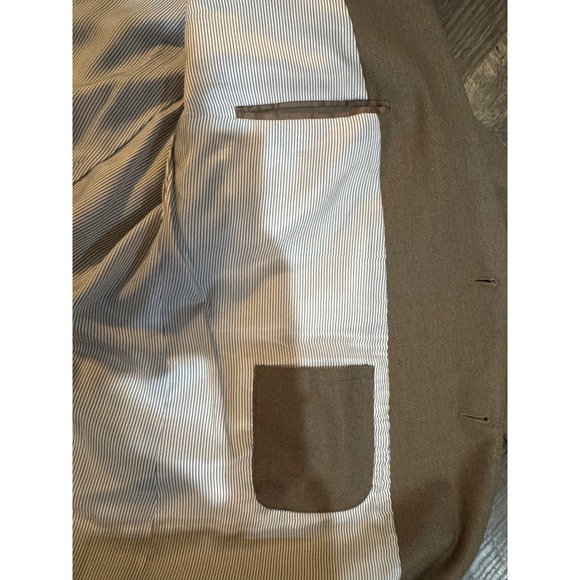 Stafford Essentials Brown Blazer Two Button Sport Coat  Size‎ 50L 50L - Picture 12 of 15